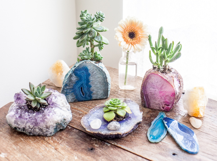 healing crystal home décor